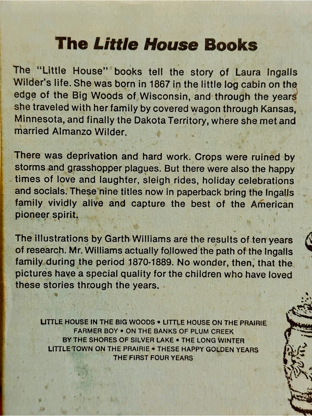 Vintage Little House on the Prairie Book Box Set - 1971 by Laura Ingalls Wilder - Picture 6 of 9